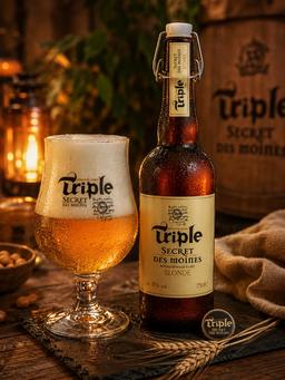 Bière Triple Secret des moines Blonde